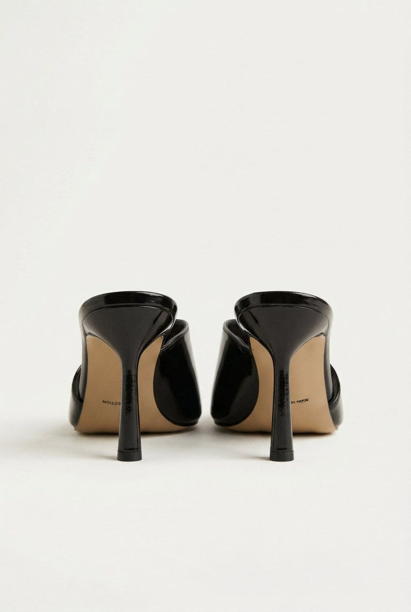 TFP - Stiletto Mules - Black Patent