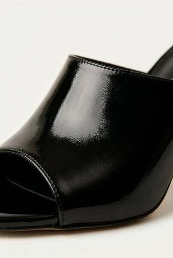 TFP - Stiletto Mules - Black Patent
