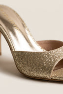 TFP - Stiletto Mules - Gold Glitter