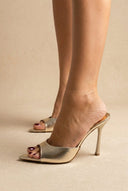 TFP - Stiletto Mules - Gold