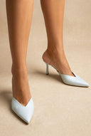 TFP - Stiletto Mules - Green