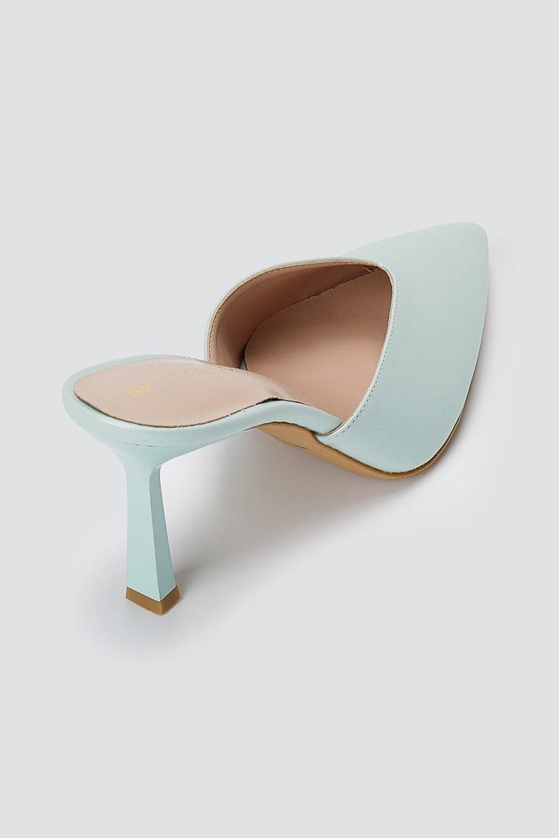 TFP - Stiletto Mules - Green
