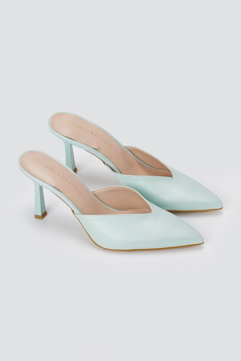 TFP - Stiletto Mules - Green