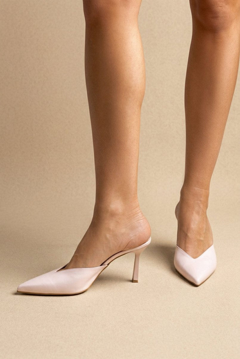 TFP - Stiletto Mules - Pink Matte