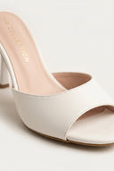 TFP - Stiletto Mules - White Matte
