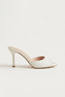 TFP - Stiletto Mules - White Matte