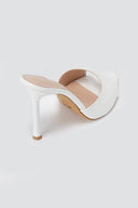 TFP - Stiletto Mules - White Patent