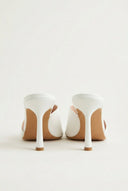 TFP - Stiletto Mules - White Patent