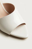 TFP - Stiletto Mules - White Patent