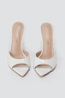 TFP - Stiletto Mules - White Patent