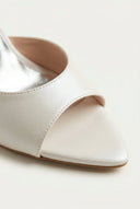 TFP - Stiletto Mules - White Pearl