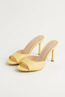 TFP - Stiletto Mules - Yellow Matte