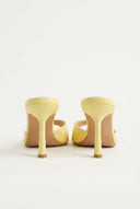 TFP - Stiletto Mules - Yellow Matte