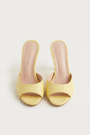 TFP - Stiletto Mules - Yellow Matte