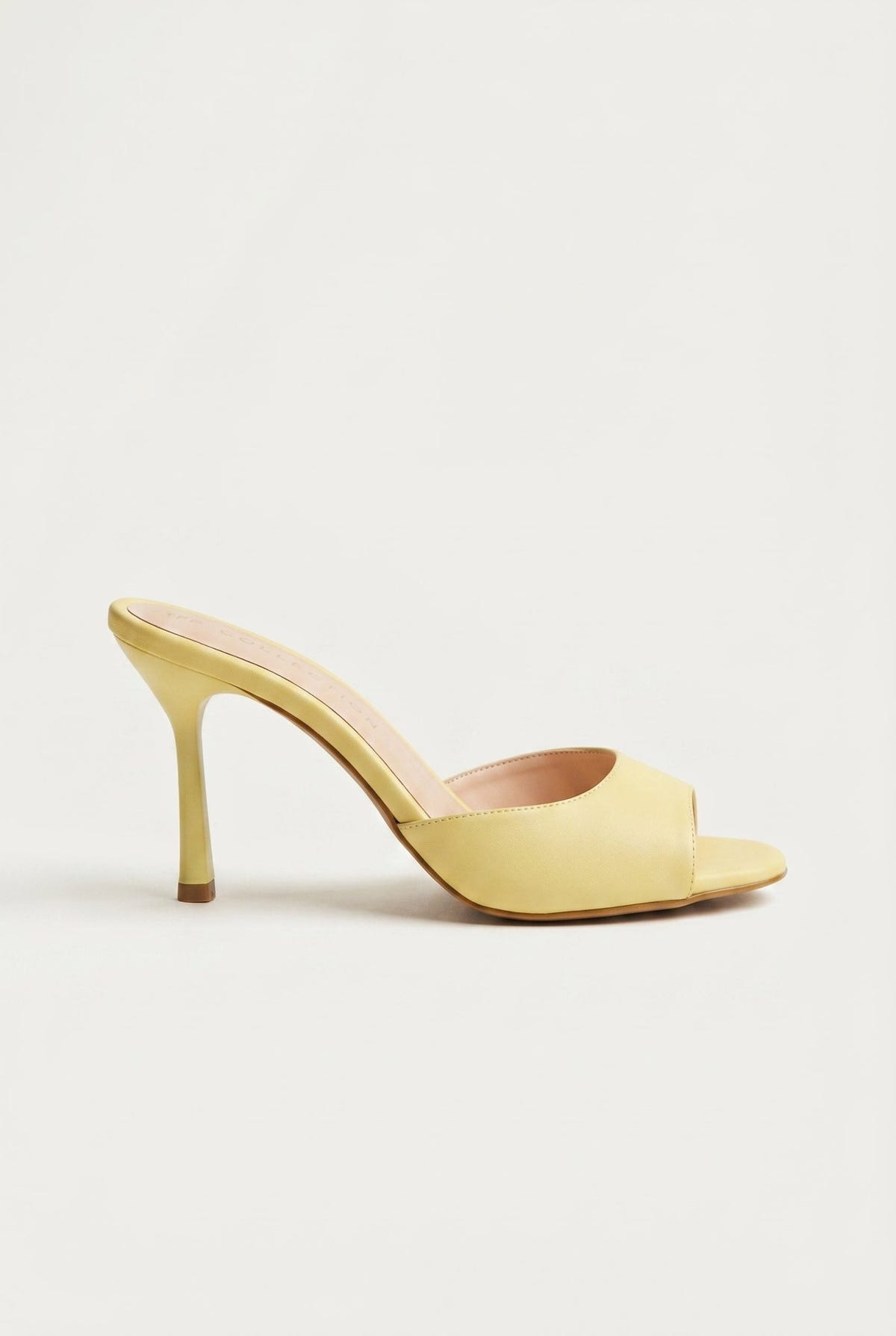 TFP - Stiletto Mules - Yellow Matte