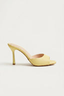 TFP - Stiletto Mules - Yellow Matte
