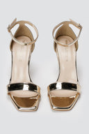 TFP - Stiletto Sandals - Gold Mirror