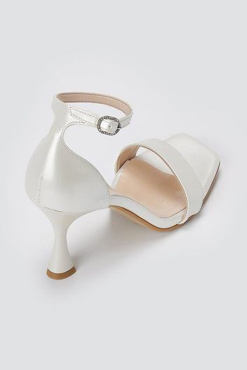 TFP - Stiletto Sandals - White Pearl