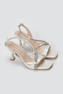 TFP - Stiletto Sandals - White Pearl