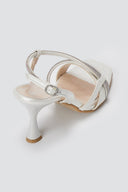 TFP - Stiletto Sandals - White Pearl