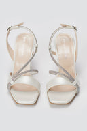 TFP - Stiletto Sandals - White Pearl