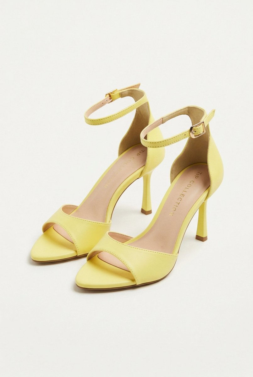 TFP - Stiletto Sandals - Yellow Matte