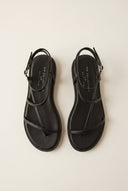 TFP - Strappy Sandals Ankle Strap - Black Matte