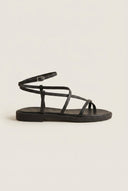 TFP - Strappy Sandals Ankle Strap - Black Matte