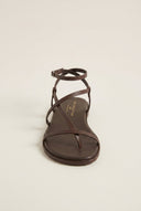 TFP - Strappy Sandals Ankle Strap - Brown Matte