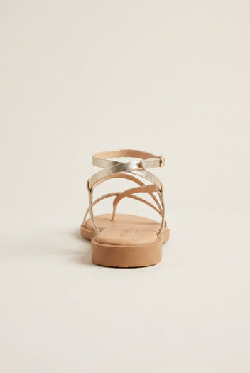 TFP - Strappy Sandals Ankle Strap - Light Gold