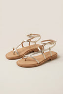TFP - Strappy Sandals Ankle Strap - Light Gold
