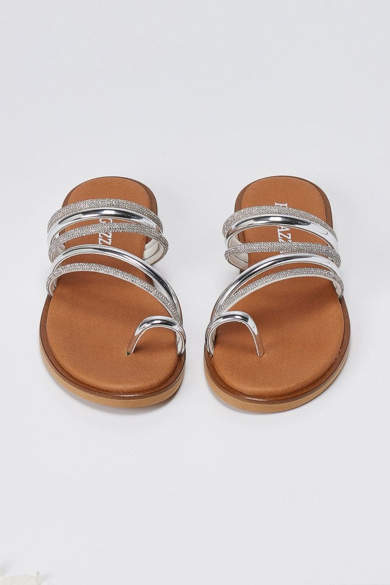 RAGAZZA - Strappy Sandals - Silver Metallic