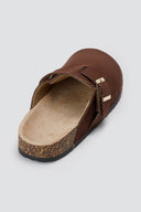 ERYNN - Suede Clogs - Brown Suede