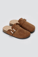 ERYNN - Suede Clogs - Tan Suede