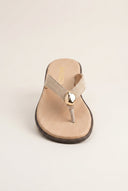 RAGAZZA - Suede Leather Sandals - Beige Suede