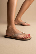 RAGAZZA - Suede Leather Sandals - Beige Suede