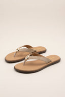 RAGAZZA - Suede Leather Sandals - Beige Suede