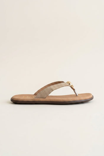 RAGAZZA - Suede Leather Sandals - Beige Suede