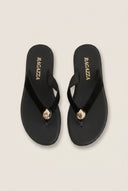 RAGAZZA - Suede Leather Sandals - Black Suede