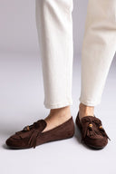 ERYNN - Suede Loafers - Brown Suede
