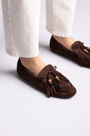 ERYNN - Suede Loafers - Brown Suede