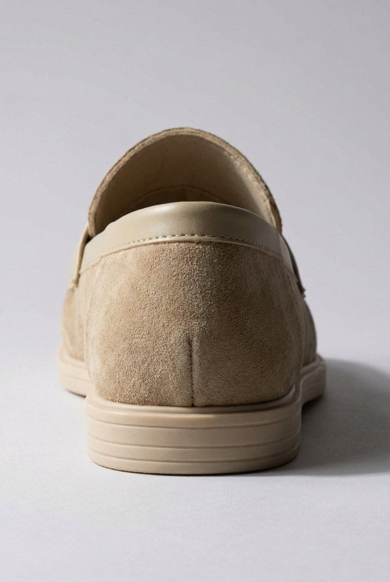 Ideal shoes - Suede Loafers - Olive Suede
