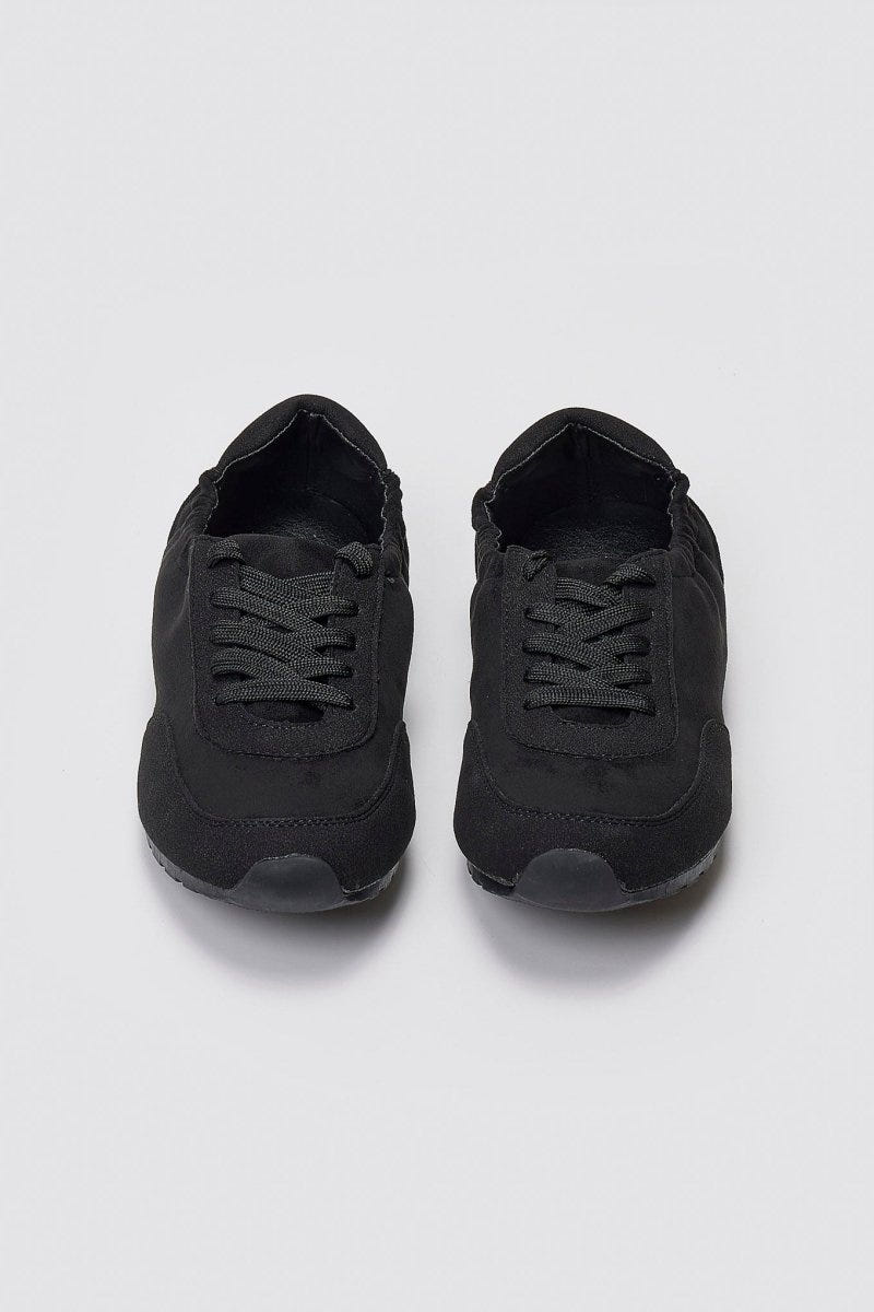 Suede Low - Top Sneakers - Black Suede - thefashionproject.gr - Ideal shoes