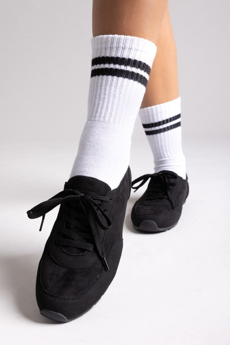 Suede Low - Top Sneakers - Black Suede - thefashionproject.gr - Ideal shoes