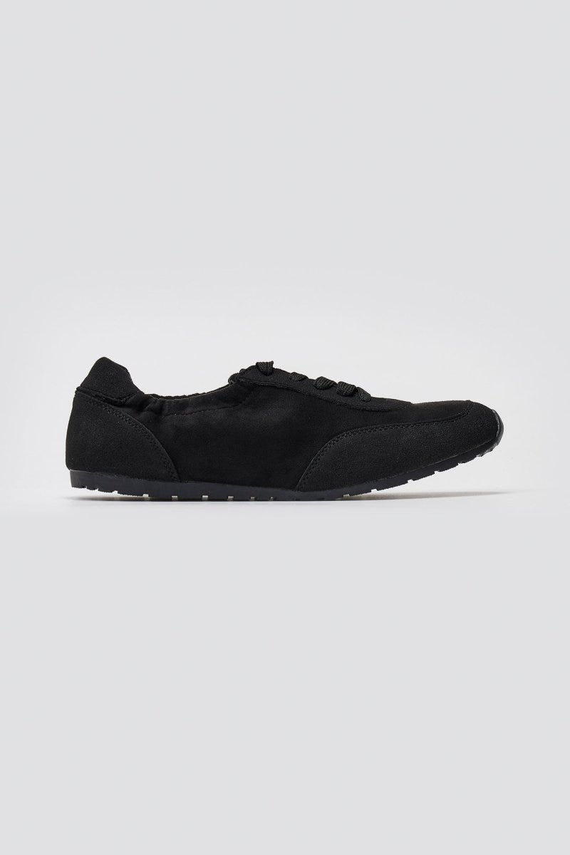 Suede Low - Top Sneakers - Black Suede - thefashionproject.gr - Ideal shoes