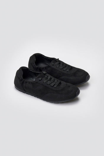 Suede Low - Top Sneakers - Black Suede - thefashionproject.gr - Ideal shoes