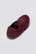 Suede Low - Top Sneakers - Burgundy Suede - thefashionproject.gr - Ideal shoes
