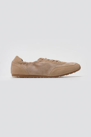 Suede Low - Top Sneakers - Taupe Suede - thefashionproject.gr - Ideal shoes