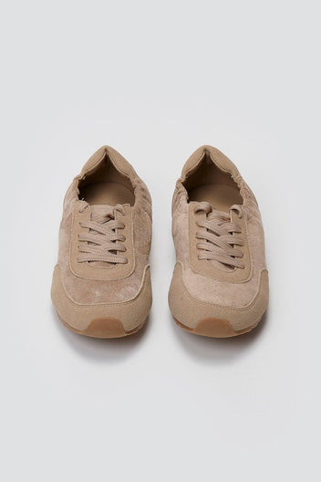 Suede Low - Top Sneakers - Taupe Suede - thefashionproject.gr - Ideal shoes