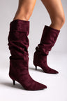 Burgundy Suede